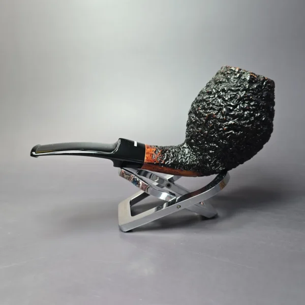 Don Carlos One Note Rusticated Bulldog Estate Briar Pipe, Italian Estates - Image 4