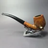 WDC Milano Smooth Bent Billiard Estate Briar Pipe, American Estates - Image 4