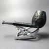 Proxima by Piero Vitale Black Sandblasted Egg Briar Pipe, New - Image 3