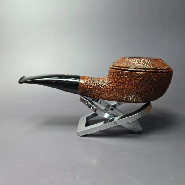 Radice Rind GT Rusticated Bullcap Estate Briar Pipe, Italian Estates - Image 4