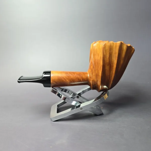 Olim by Marco Nepi Smooth Fluted Freehand Estate Briar Pipe Unsmoked - Image 4