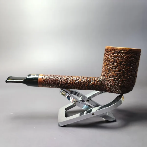 Mastro de Paja 0B Rusticated Lovat Estate Briar Pipe, Italian Estates - Image 4