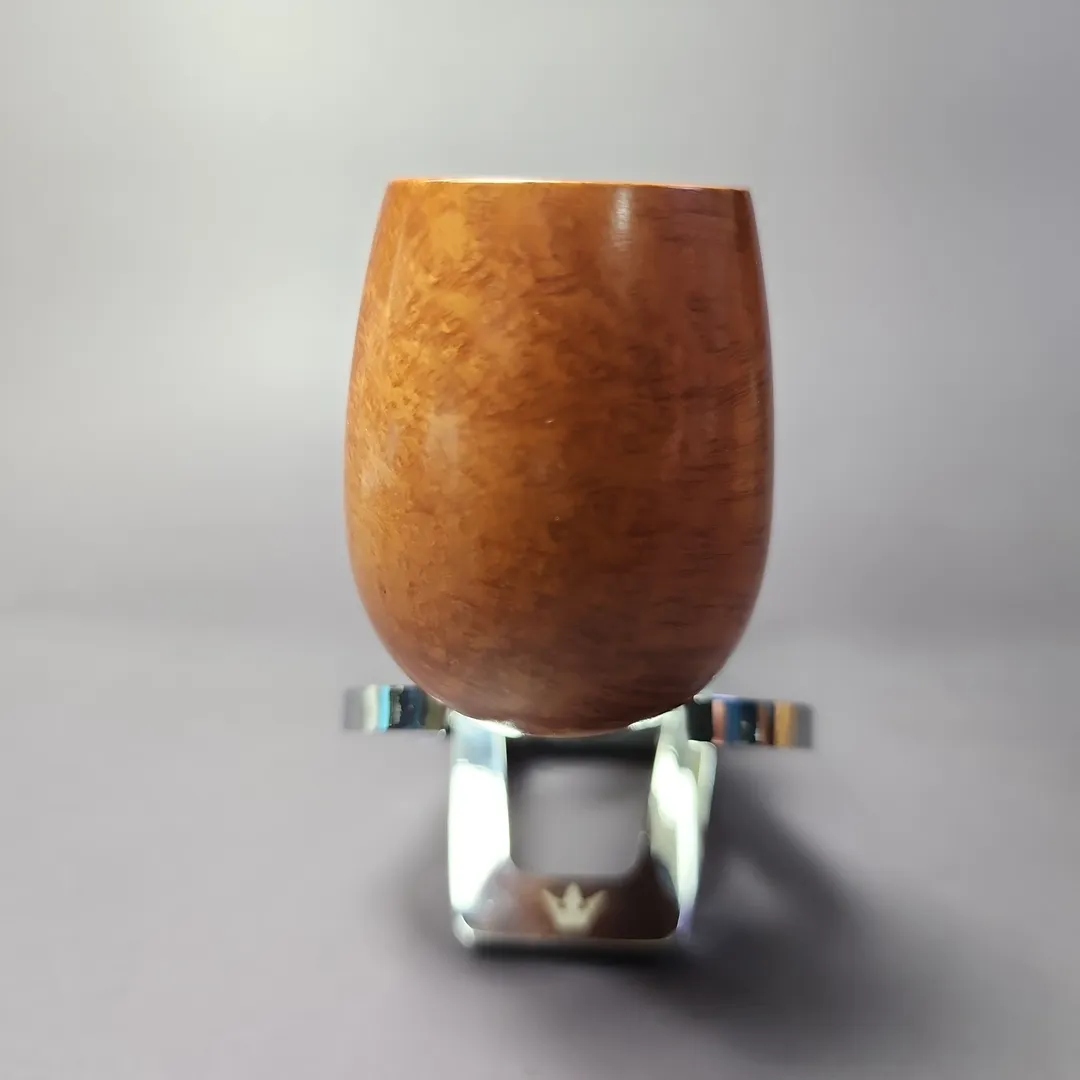 Barontini Diamante 313 Smooth Oval Shank Billiard Estate Briar Pipe, Unsmoked - Image 4