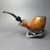 Bari Wiking XL Partially Sandblasted Freehand Estate Briar Pipe, Danish Estates - Image 5
