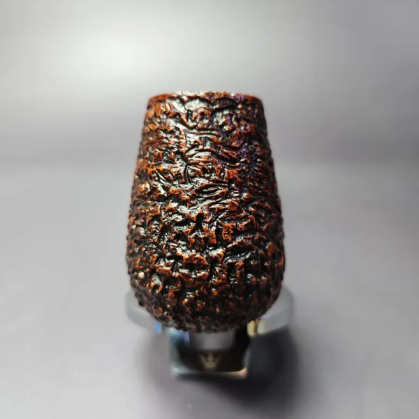 Ascorti Business Rusticated Bent Stack Estate Briar Pipe, Unsmoked - Image 5