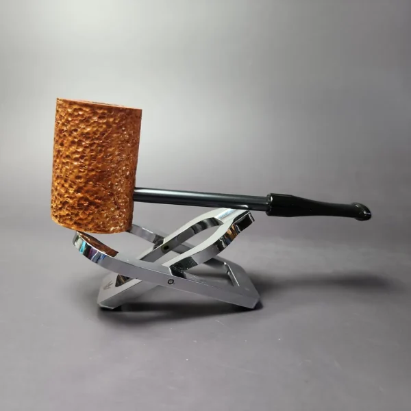 Nording Compass Rusticated Poker Estate Briar Pipe, Unsmoked - Image 5