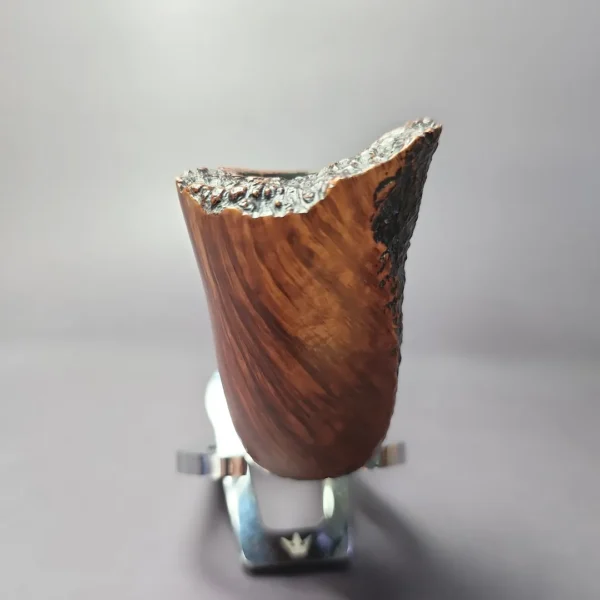 Savinelli Autograph 4 Partially Sandblasted Freehand Estate Briar Pipe, Italian Estates - Image 5