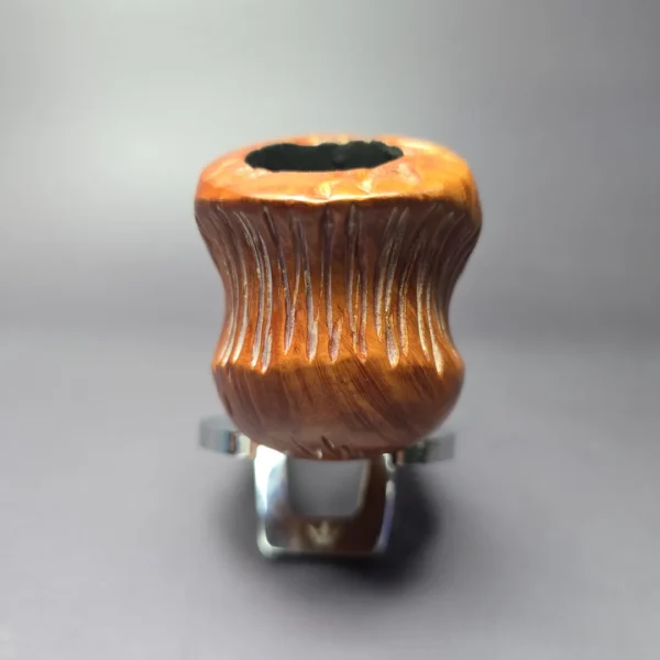 Decade Large Rusticated Freehand Billiard Estate Briar Pipe, Other Estates - Image 5