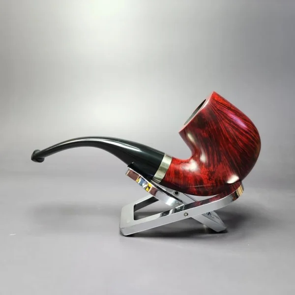 Merchant Service Smooth “Full Bent” Bent Billiard Artisan Briar Pipe, New - Image 5