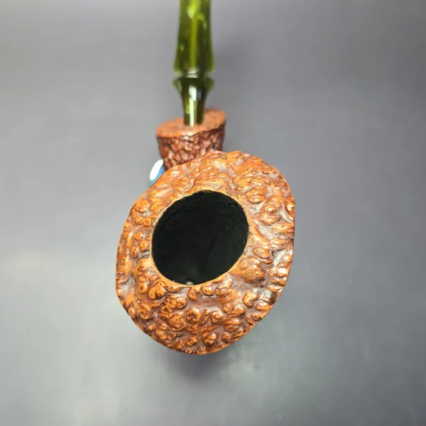 Gregorio Rusticated Freehand Estate Briar Pipe, Unsmoked - Image 5