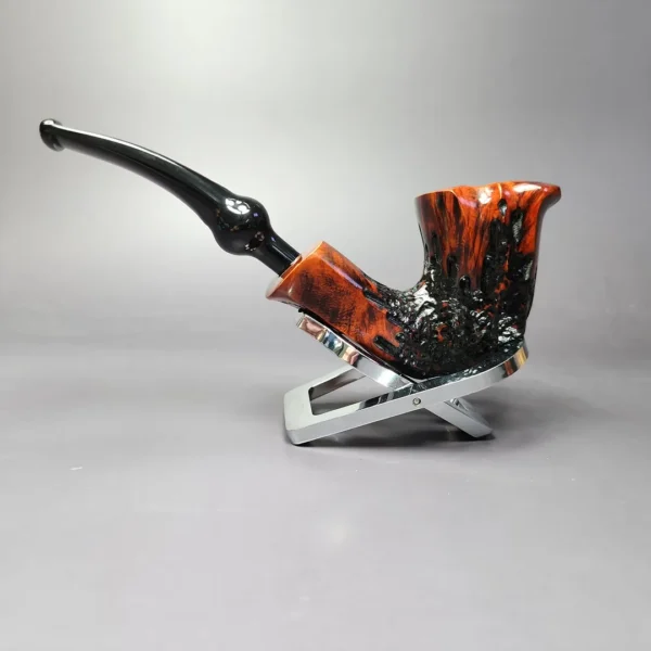 Nording Partially Rusticated Freehand Estate Briar Pipe, Unsmoked - Image 5