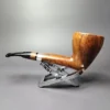 Viprati 1 Clover Smooth Acorn w/ Silver Estate Briar Pipe, Italian Estates - Image 5