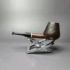 Proxima by Piero Vitale Brown Sandblasted Brandy Briar Pipe, New - Image 5