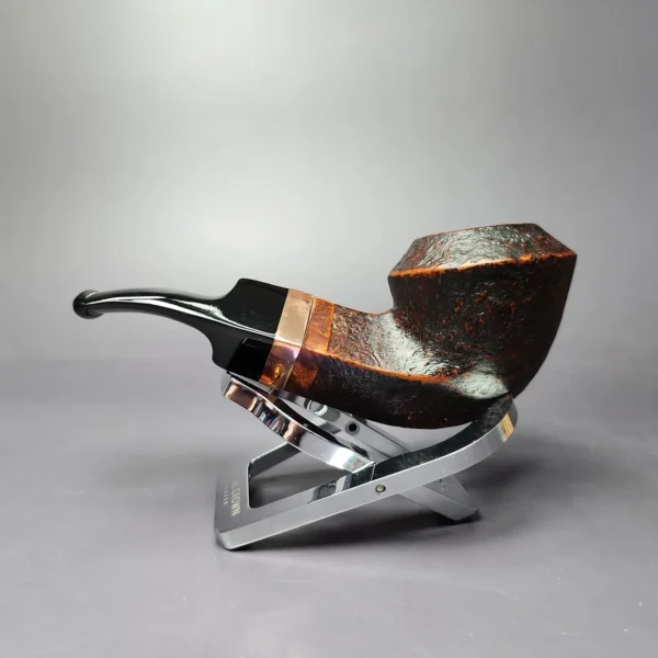 Morgan BlackJack 30 Sandblasted Bulldog Briar Pipe, New - Image 5