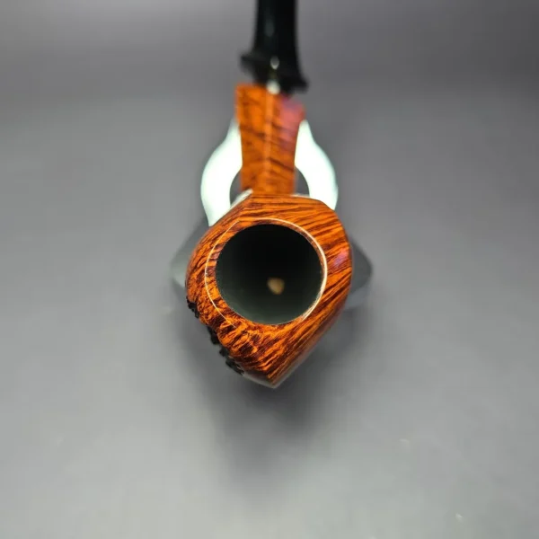 Ping Zhan Smooth Blowfish w/ Plateaux Estate Briar Pipe, Unsmoked - Image 5