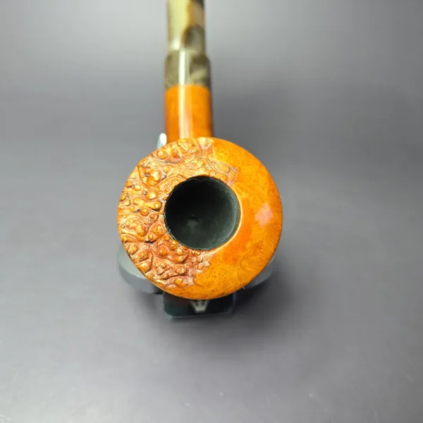 Sebastian Heck Smooth Dublin w/ Plateaux Handmade Briar Pipe, New - Image 5