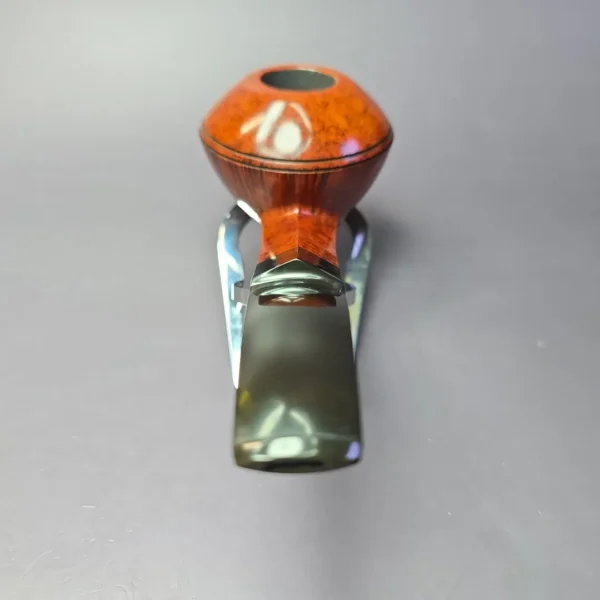 S. Bang (Per Hansen) XL Smooth Squat Bulldog Estate Briar Pipe, Unsmoked - Image 5