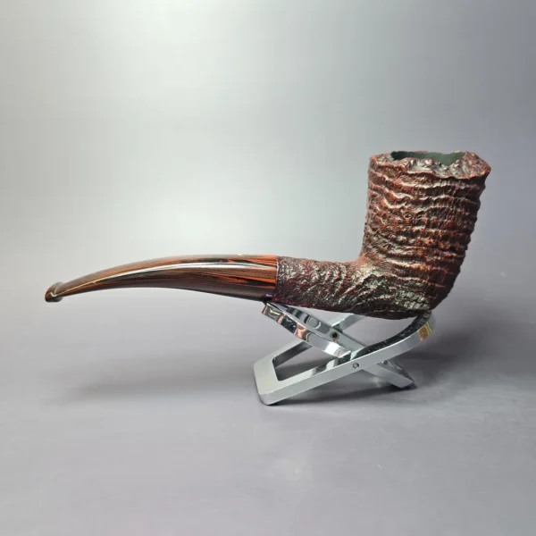 Dunhill 2000 Shilling XL Sandblasted Freehand Estate Briar Pipe, English Estates - Image 5