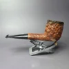 Castello Old Sea Rock SK 33 Rusticated Canadian Estate Briar Pipe, Italian Estates - Image 5