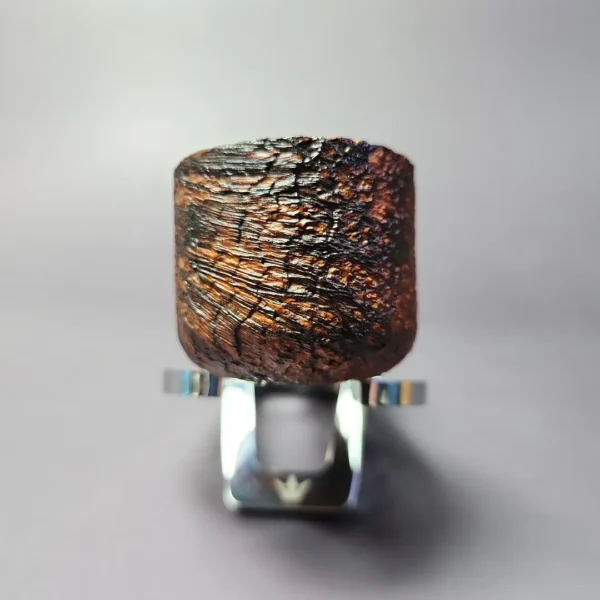 Proxima by Piero Vitale Contrast Sandblasted Pot Briar Pipe, New - Image 5
