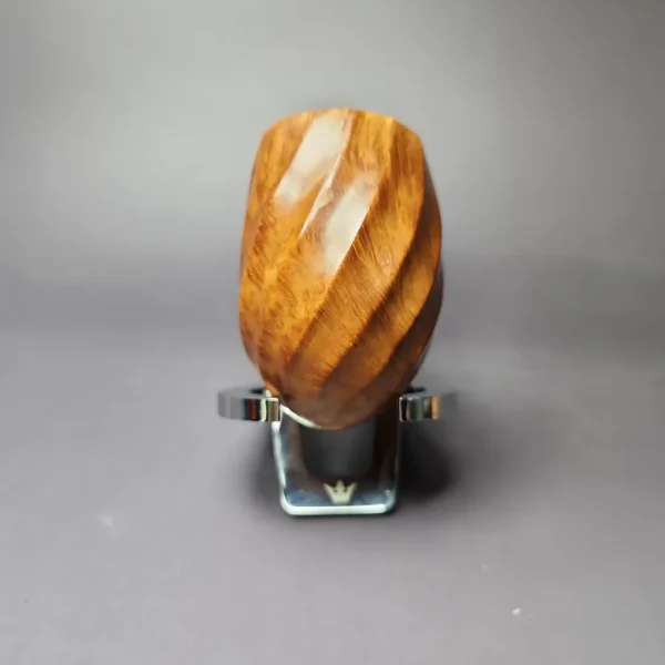Castello "Castello" 4K Spiral Carved Egg Estate Briar Pipe, Italian Estates - Image 5