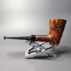 Sean Reum Contrast Sandblasted Dublin Briar Pipe, New - Image 5