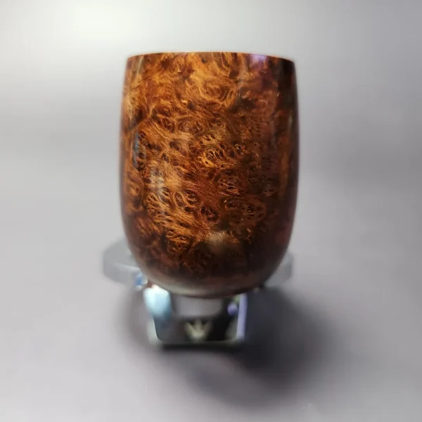 John Aylesbury 402 Smooth Billiard w/ Silver Estate Briar Pipe, Unsmoked, 9mm - Image 5
