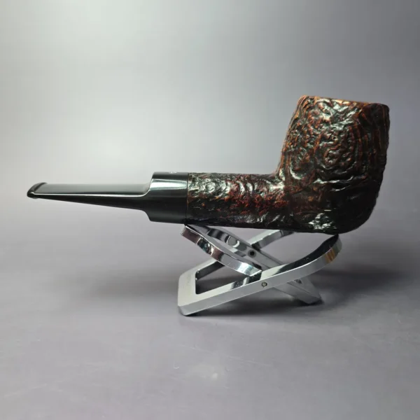 Astleys Sandblasted Large Billiard Estate Briar Pipe, English Estates, 9mm - Image 5
