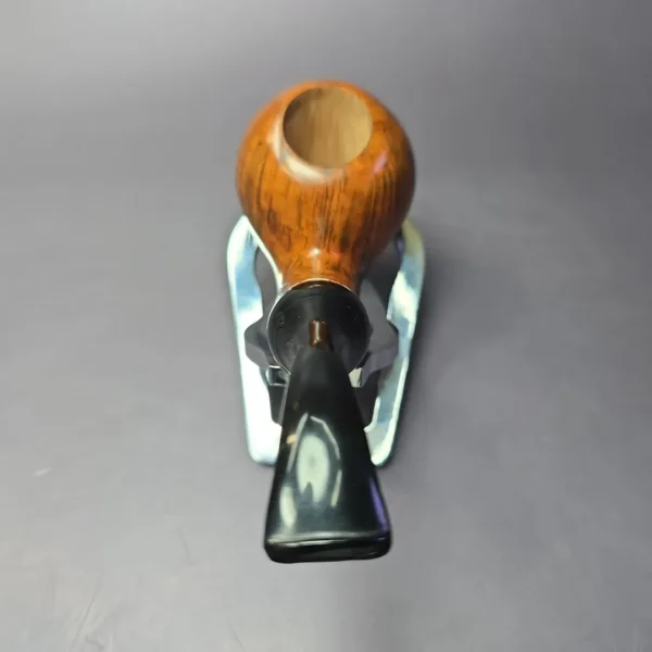 PapaBearPipes by Tim Beaumont Smooth Bent Ball Handmade Briar Pipe, New - Image 5