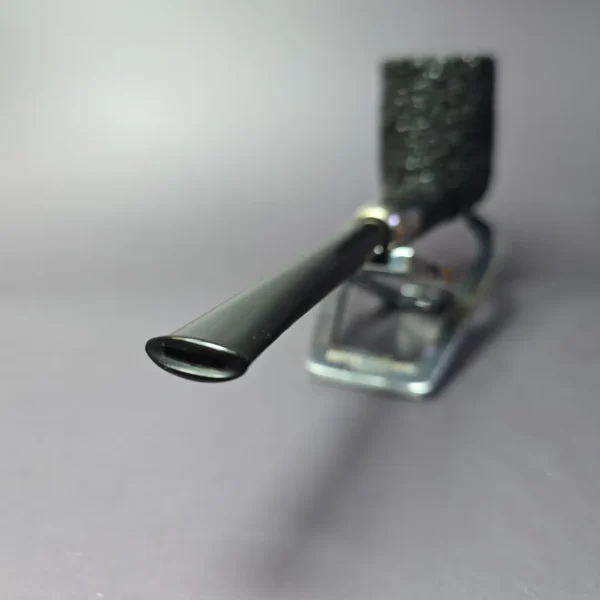 Pipe Tristan Granite Rusticated Army Mount Billiard Handmade Briar Pipe, New - Image 5