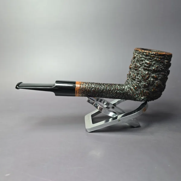 Savinelli Capri Root Briar 708 EX Rusticated Lovat Estate Briar Pipe, Italian Estates - Image 5