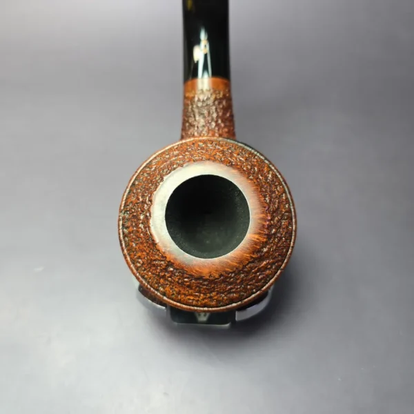 Radice Rind GT Rusticated Bullcap Estate Briar Pipe, Italian Estates - Image 5