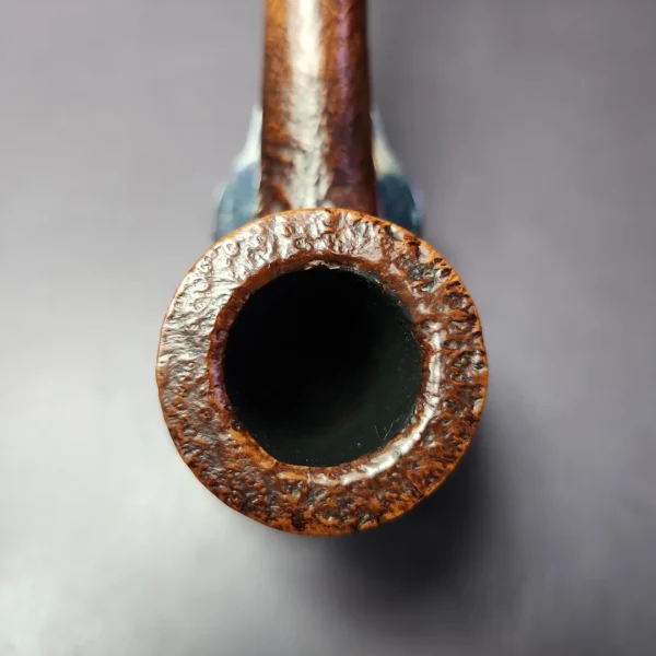 Savinelli Luisa Fiammata 413 KS Sandblasted Dublin Estate Briar Pipe, Italian Estates - Image 5