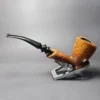 Soren Partially Sandblasted Freehand Estate Briar Pipe, Danish Estates - Image 5