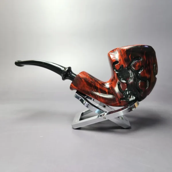 Nording Partially Rusticated Freehand Estate Briar Pipe, Unsmoked - Image 5