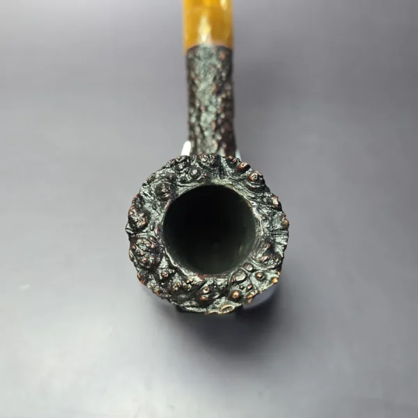 Savinelli Estella Rusticated Freehand Dublin Estate Briar Pipe, Unsmoked - Image 6