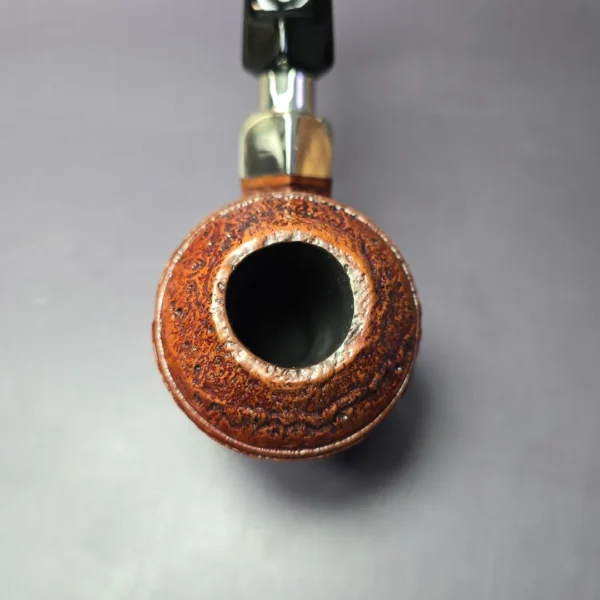 Ser Jacopo Senecta Maxima Sandblasted Bulldog Estate Briar Pipe, Italian Estates, 9mm - Image 6