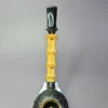 J Mouton Sandblasted Tomato w/ Bamboo Handmade Briar Pipe, New - Image 6