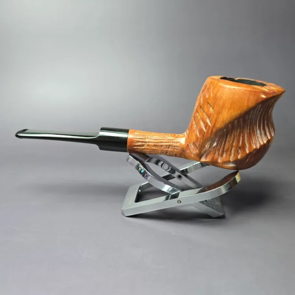 Decade Large Rusticated Freehand Billiard Estate Briar Pipe, Other Estates - Image 6