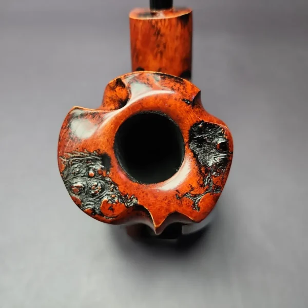 Nording Partially Rusticated Freehand Estate Briar Pipe, Unsmoked - Image 6