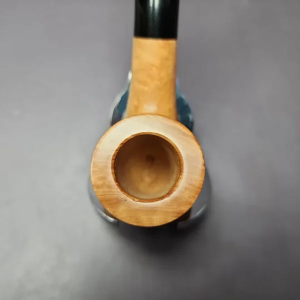 Roma Smooth Bent Billiard Estate Briar Pipe, Unsmoked - Image 6