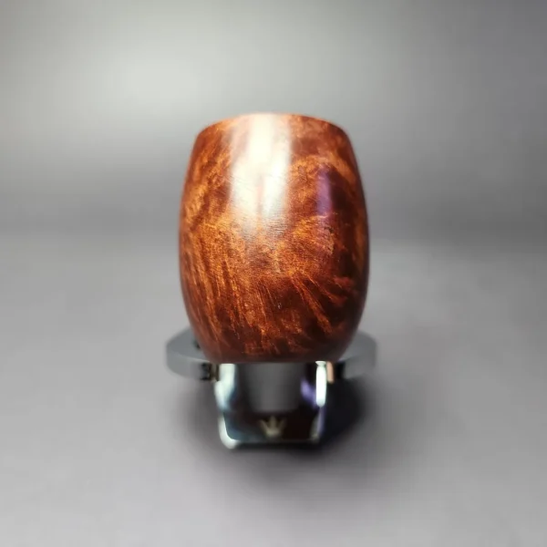 Roma Smooth Bent Billiard Sitter Estate Briar Pipe, Unsmoked - Image 6