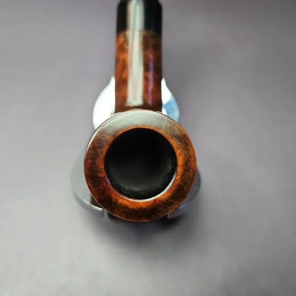 Roma Smooth Saddle Billiard Estate Briar Pipe, Unsmoked - Image 6
