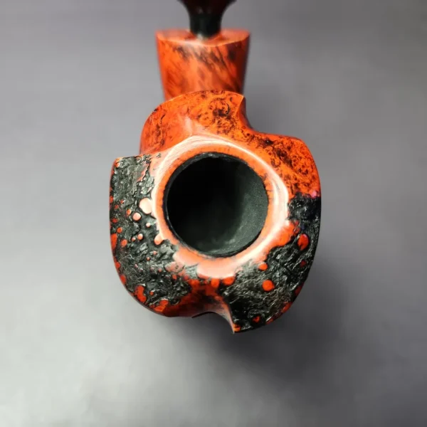 Nording Partially Rusticated Freehand Estate Briar Pipe, Unsmoked - Image 6