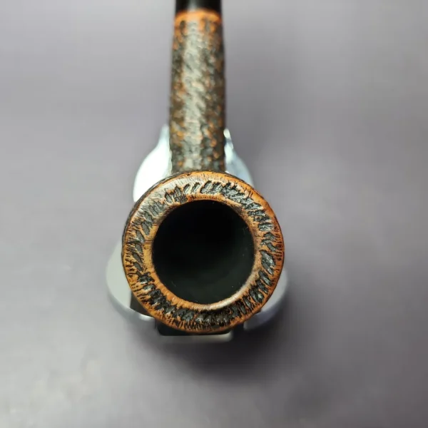 Old England (Sasieni) 55 Rusticated Billiard Estate Briar Pipe, English Estates - Image 6