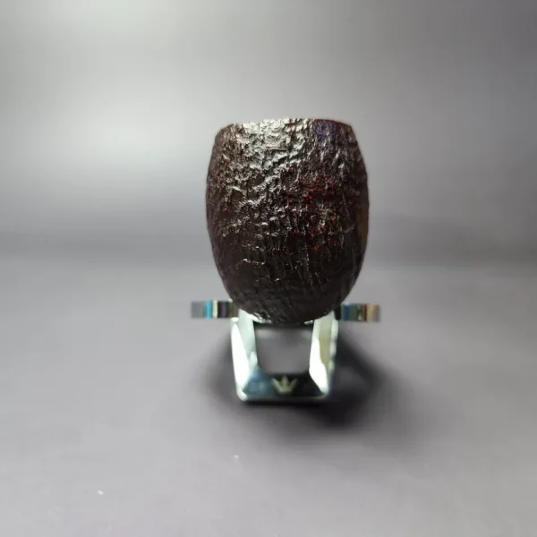 Hilson Unicorn Sandblasted Egg w/ Acrylic Estate Briar Pipe, Dutch Estates - Image 6