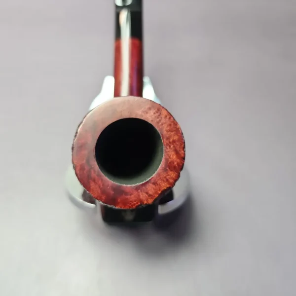 Sean Reum Glacier "Chipblast" Rusticated Billiard Briar Pipe, New - Image 6