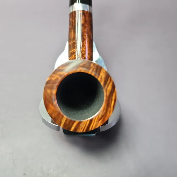 John Aylesbury 402 Smooth Billiard w/ Silver Estate Briar Pipe, Unsmoked, 9mm - Image 6