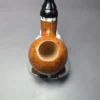 PapaBearPipes by Tim Beaumont Smooth Bent Ball Handmade Briar Pipe, New - Image 6