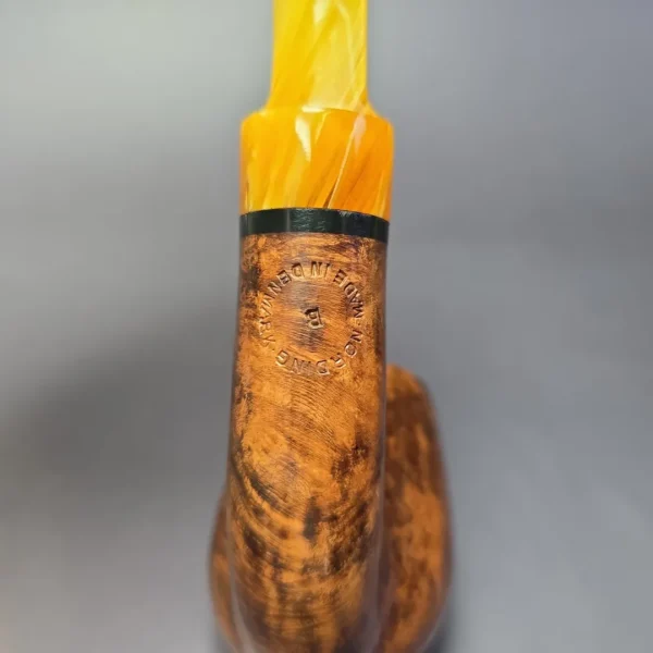 Nording B XL Smooth Bent Billiard Estate Briar Pipe, Unsmoked - Image 6